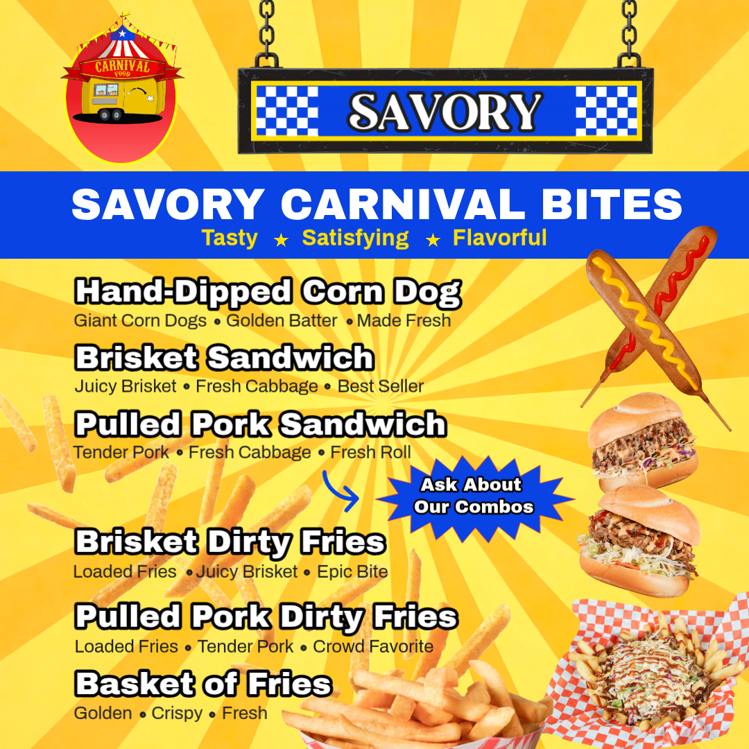 Savory Menu