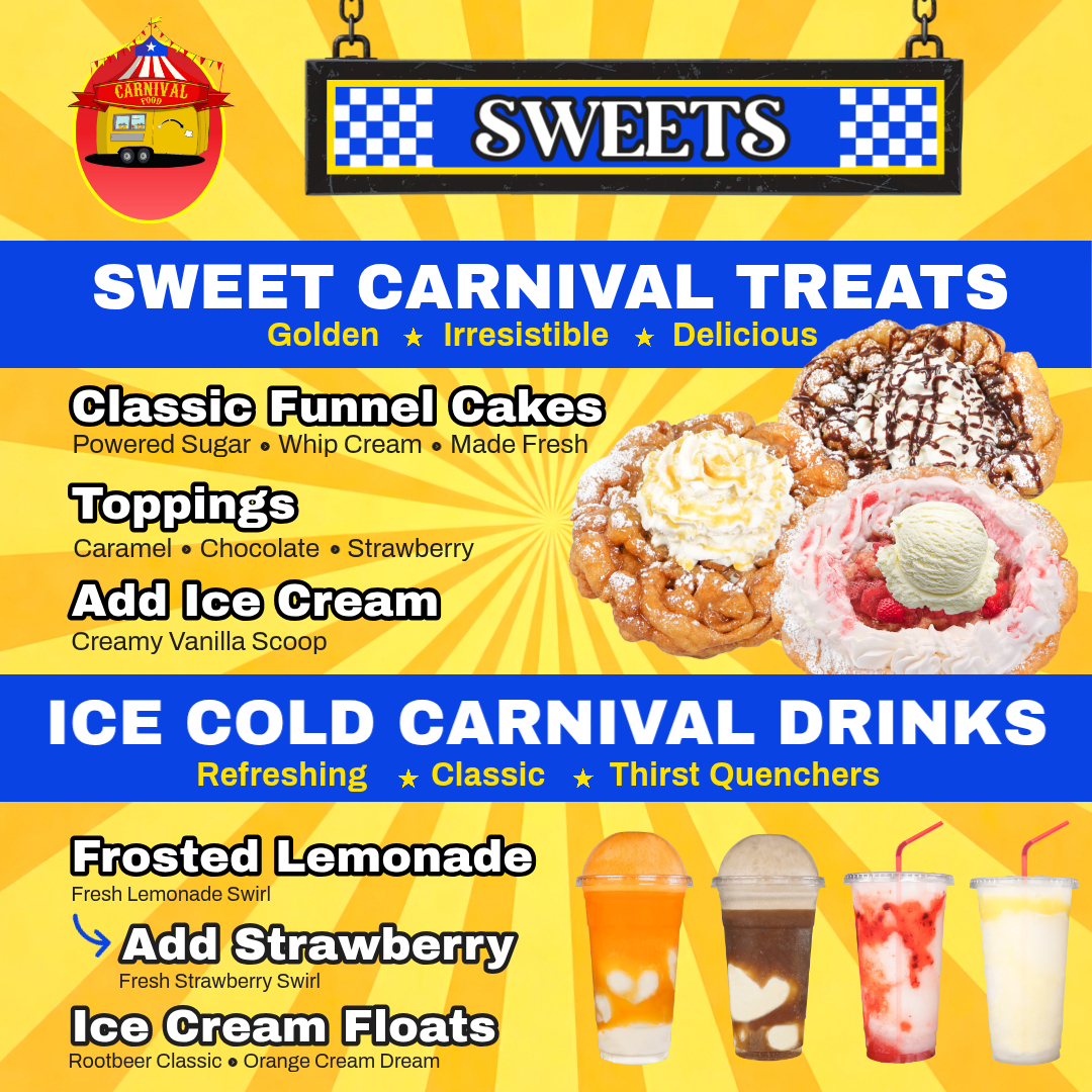 Sweets Menu